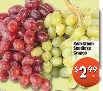 Red/Green Seedless Grapes