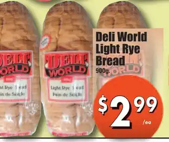 Westfort Foods Deli World Light Rye Breads offer