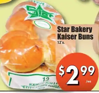 Star Bakery Kaiser Buns