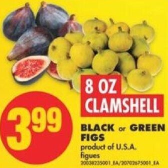 No Frills 8 oz. Black or Green Figs offer