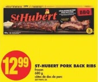 No Frills ST-Hubert Pork Back Ribs 680 g offer