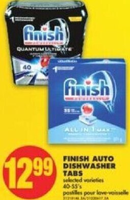 No Frills Finish Auto Dishwasher Tabs 40-55's offer