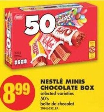 No Frills Nestlé Minis Chocolate Box 50's offer