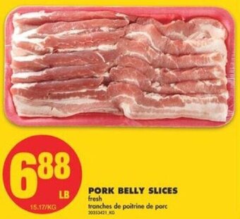 No Frills Pork Belly Slices offer