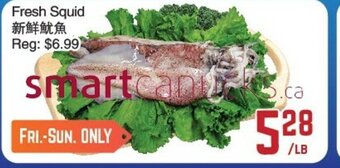 C&C Supermarket Fresh Squid offer