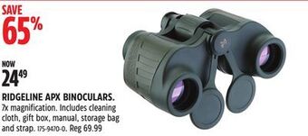Canadian Tire Ridgeline apx binoculars offer