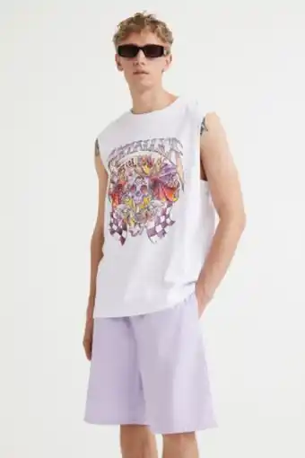 H&M Tank top with printed design offer
