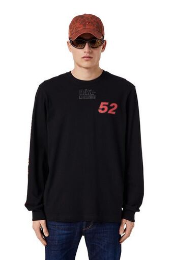 Diesel Long-sleeve t-shirt with racing prints offer