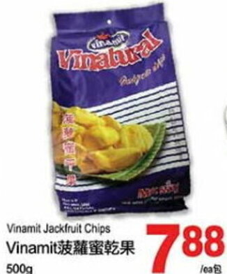 T&T Supermarket Vinamit Jackfruit Chips 500g offer