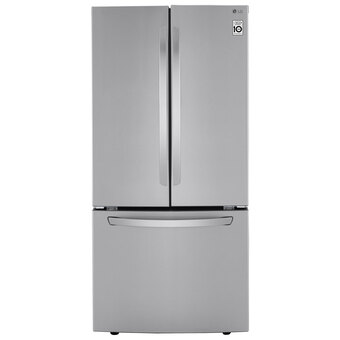 Best Buy Lg 33" 25.1 cu. ft. french door refrigerator with ice dispenser (lrfcs2503s) - stainless steel offer
