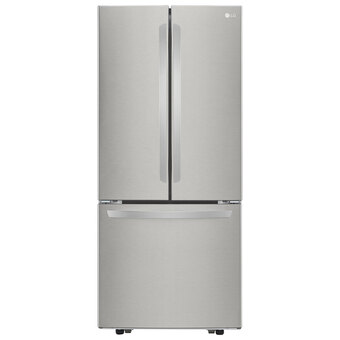 Best Buy Lg 30" 21.8 cu. ft. french door refrigerator (lrfns2200s) - stainless steel offer
