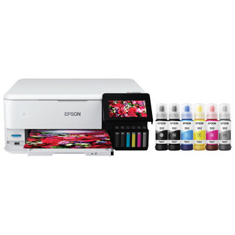 Best Buy Epson ecotank photo et-8500 wireless all-in-one supertank inkjet printer offer