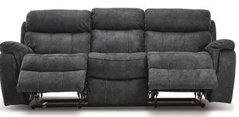 Leon's Morrow ii reclining sofa - grey offer