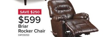 Leon's Briar rocker recliner - brown offer