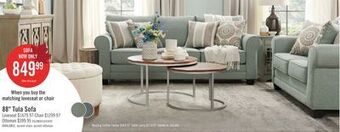 The Brick Tula fabric sofa - mist offer