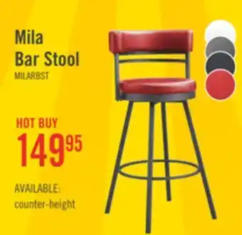 The Brick Mila bar stool - red offer