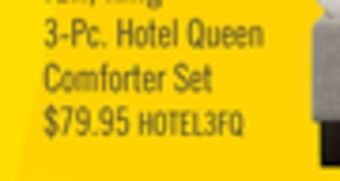 The Brick Hotel collection 3-piece full/queen comforter set offer