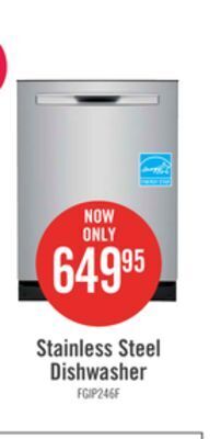 The Brick Frigidaire built-in dishwasher with dual orbitclean® wash system - fgip2468uf offer