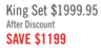 The Brick Serta icomfort prohd prime king mattress set offer