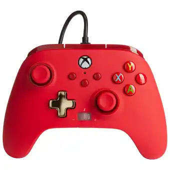 Best Buy Powera wired controller for xbox series x|s - red offer