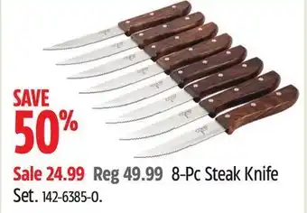 Canadian Tire Core home 8-pc steak knife set offer