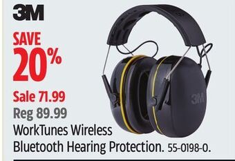 Canadian Tire 3m worktunes wireless bluetooth hearing protection offer