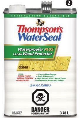 Canadian Tire Thompson's waterseal wood protection products offer