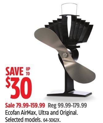 Canadian Tire Ecofan airmax, ultra and original offer