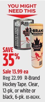 Canadian Tire R-brand hockey tape offer