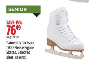 Canadian Tire Cameo by jackson 1500 fleece figure skates offer