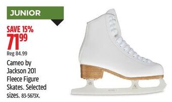 Canadian Tire Cameo by jackson 201 fleece figure skates offer