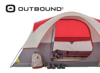 Canadian Tire Outbound selected 6 and 8-person tents offer