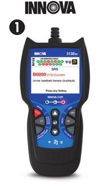 Canadian Tire Innova 3130rs obd2 code reader with abs, srs and network scan offer