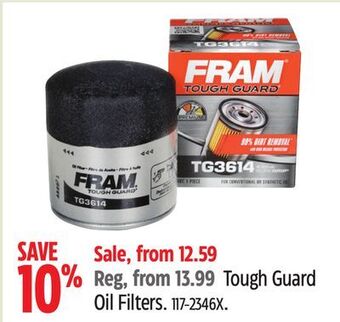 Canadian Tire Fram tough guard oil filters offer