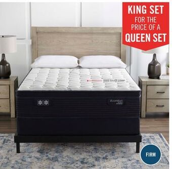 The Brick Serta icomfort® hybrid vanguard eurotop king mattress set offer
