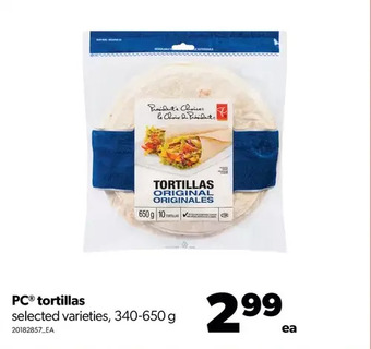 Real Canadian Superstore Pc tortillas offer