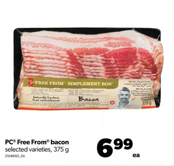 Real Canadian Superstore Pc free from bacon offer
