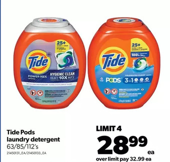 Real Canadian Superstore Tide pods laundry detergent offer