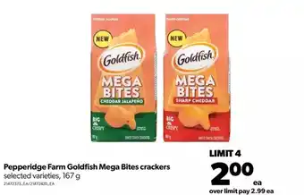 Real Canadian Superstore Pepperidge farm goldfish mega bites crackers offer