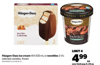 Real Canadian Superstore Häagen-dazs ice cream or novelties offer