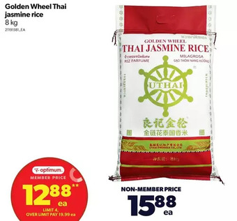 Real Canadian Superstore Golden wheel thai jasmine rice offer