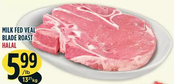 Marché Adonis Milk fed veal blade roast offer