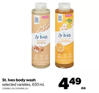 Real Canadian Superstore St. ives body wash offer
