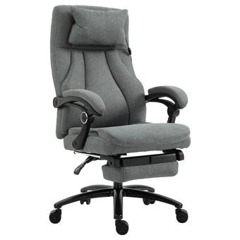 Best Buy Vinsetto high-back massage office chair, swivel reclining chair with 2-point vibration removable headrest, usb power and adju offer