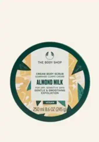 The Body Shop Almond milk body scrub offer