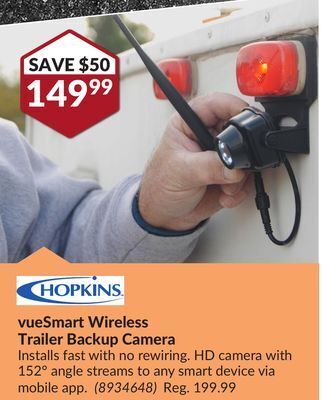 Princess Auto Vuesmart wireless trailer backup camera offer