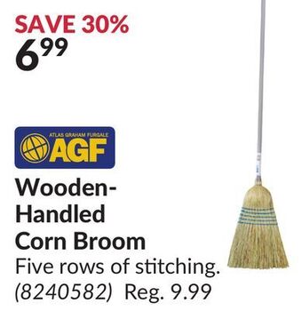 Princess Auto Wooden-handled corn broom offer
