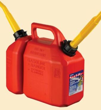 Princess Auto 2-in-1 gas and oil combo can offer