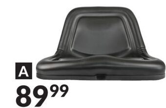 Princess Auto 14 in. black high-back seat offer