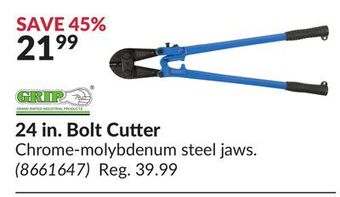 Princess Auto 24 in. bolt cutter offer